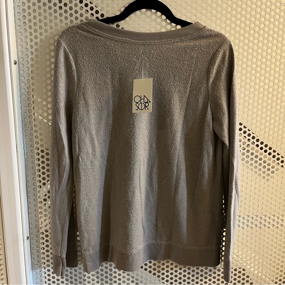 Chaser ‘Brewski’ Sweatshirt/Top Size XS-Med in Grey/Red NWT - Picture 7 of 8